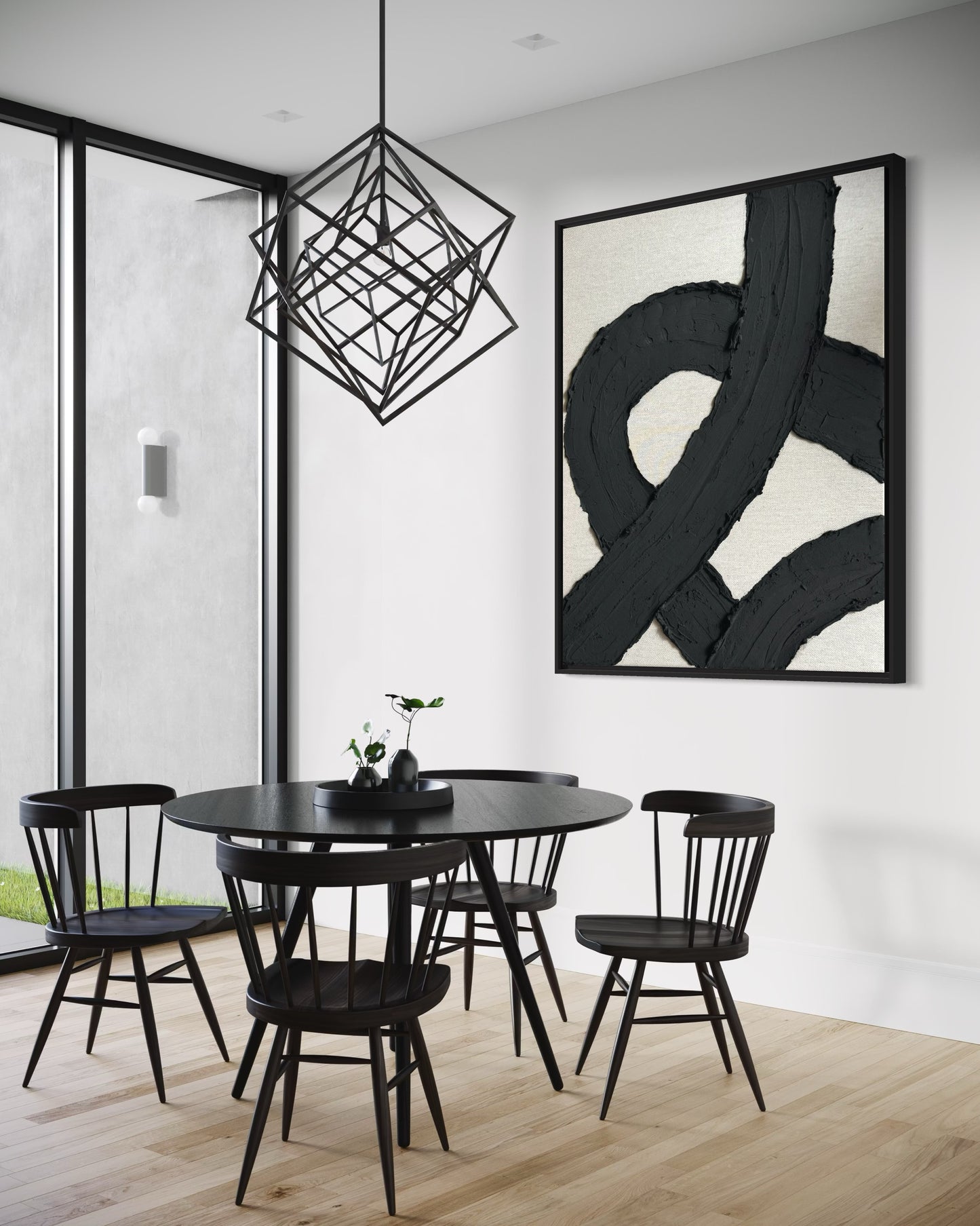 Strukturbild ROAD in schwarz