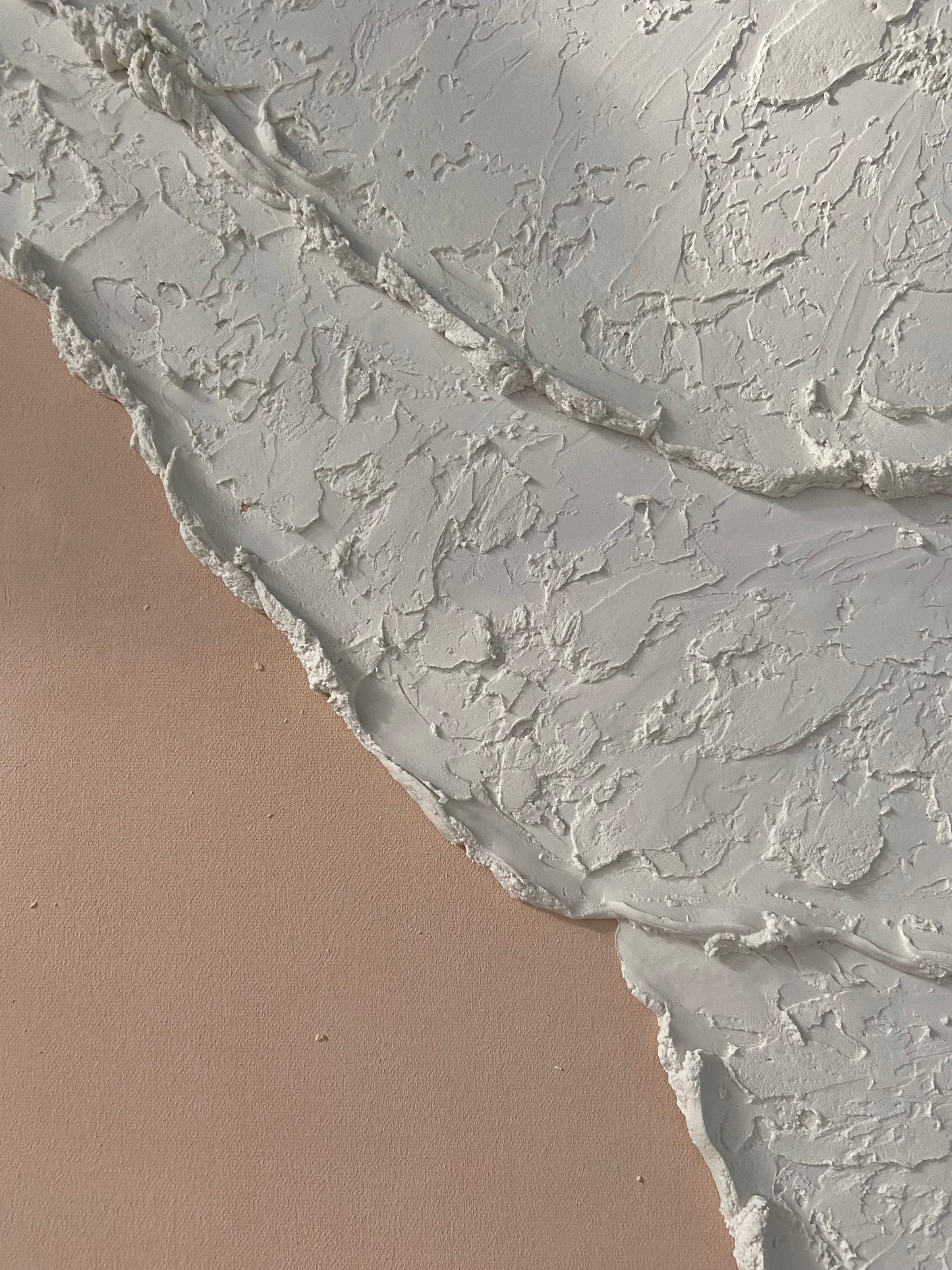 Strukturbild WAVES in Weiß/Beige