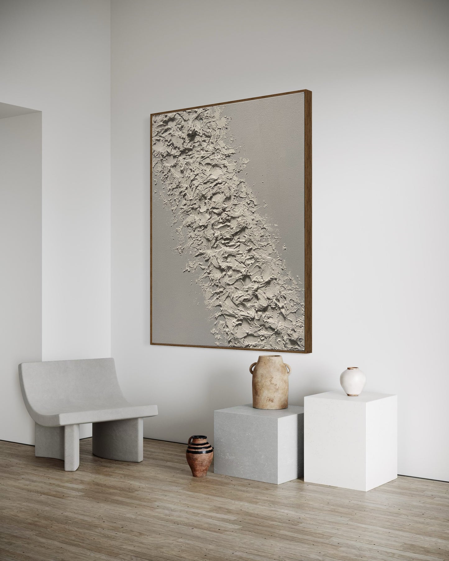 Strukturbild EROSION in Greige