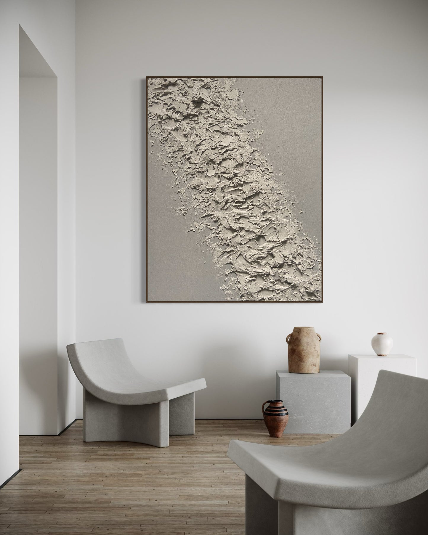 Strukturbild EROSION in Greige