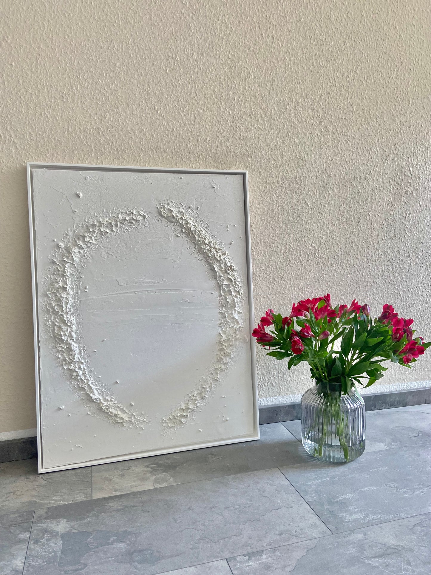 Strukturbild CIRCLE in Weiß