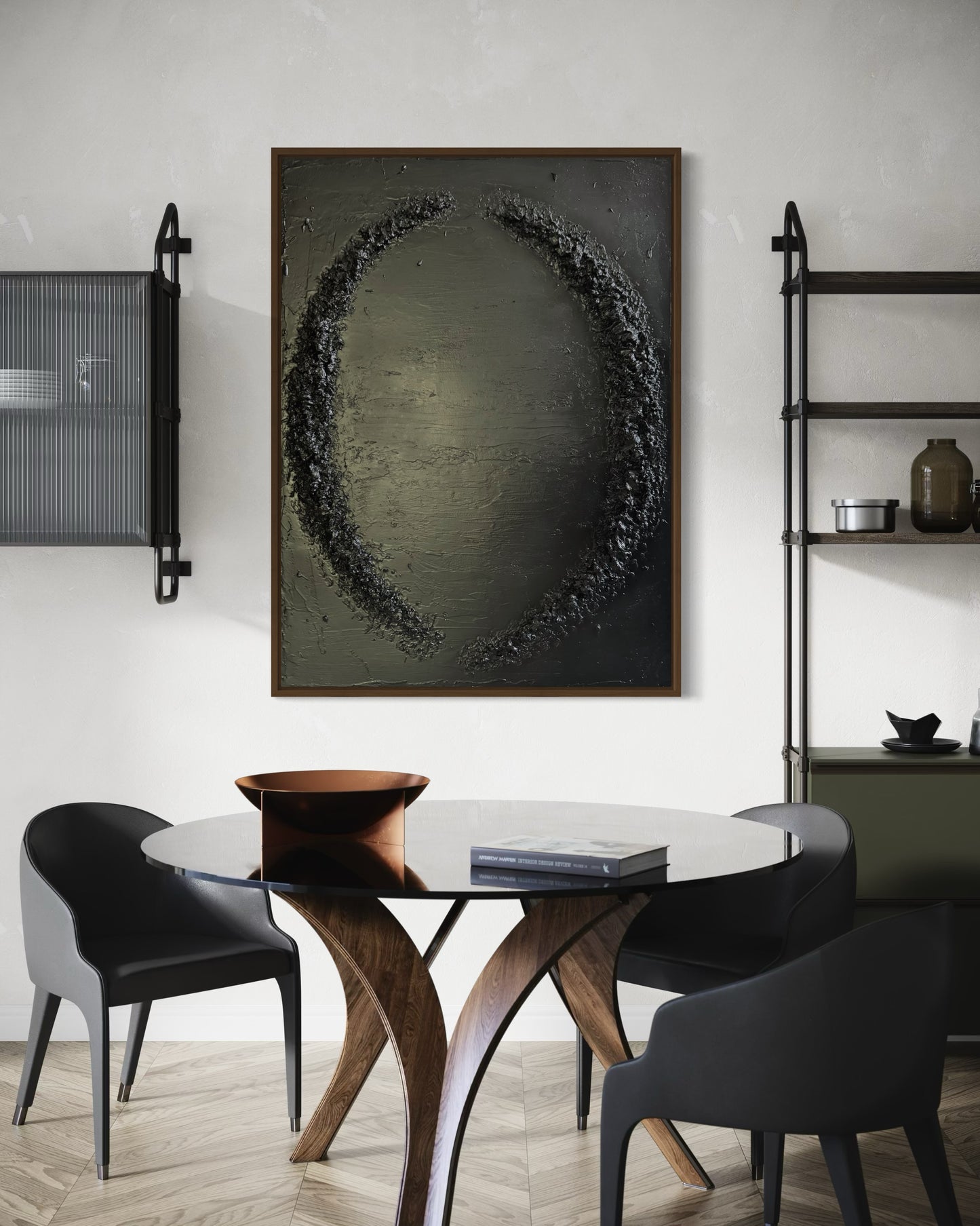 Strukturbild CIRCLE in Schwarz