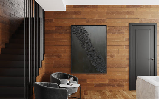 Strukturbild DIAGONAL in Schwarz