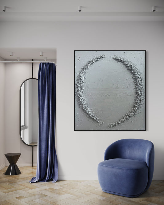 Strukturbild CIRCLE in Grau