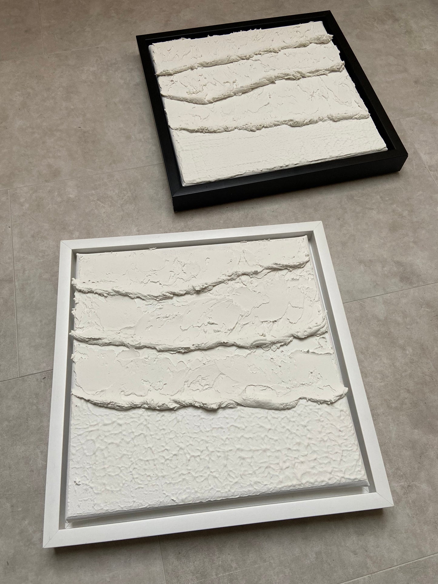 Strukturbild WAVES in Weiß